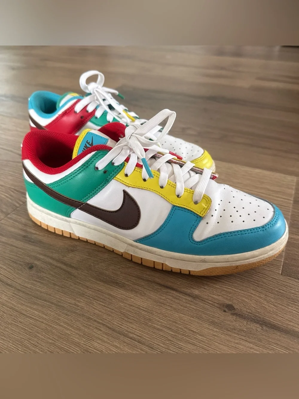Nike Dunk Low Free 99 White Sneaker DH0952-100 Men’s 8.5